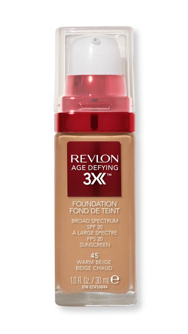 Face Foundation Revlon Age Defying 3X Foundation Warm Beige 309974531450 hero 9x16