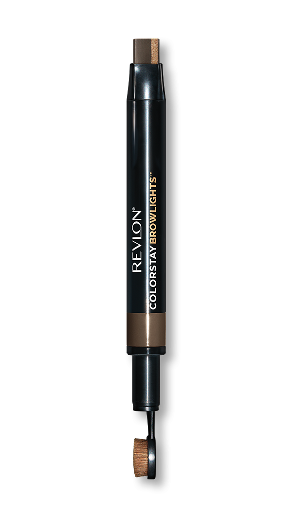 Revlon colorstay browlights pencil dark brown hero 9x16